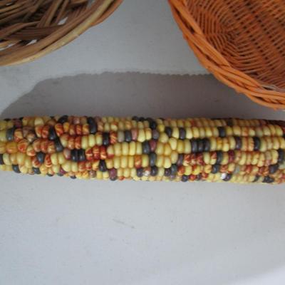 #10 Baskets and Thanksgiving Corn