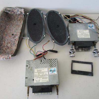 #38 Vintage 2 car stereos and speakers