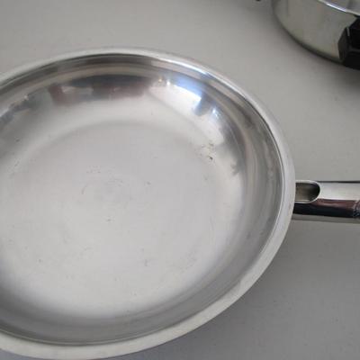 #42 Misc stainless steel pans