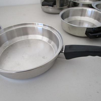 #42 Misc stainless steel pans