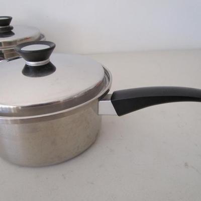 #43 3 pans with lids