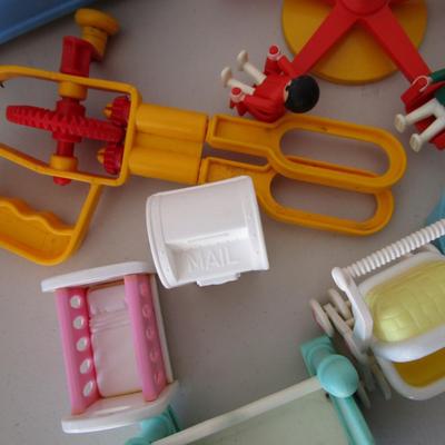 #46 Toy Building, furniture, merri-go-round
