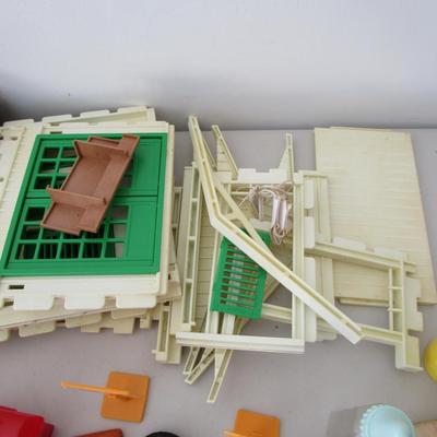 #46 Toy Building, furniture, merri-go-round