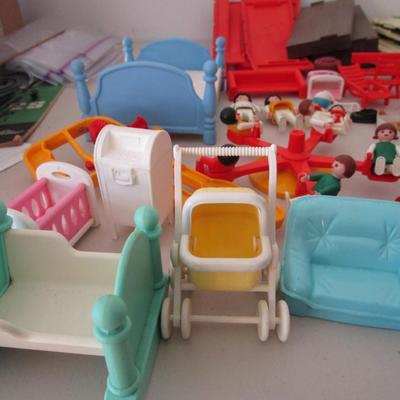 #46 Toy Building, furniture, merri-go-round
