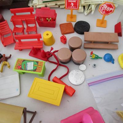 #46 Toy Building, furniture, merri-go-round