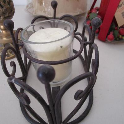 #48 Large lot of candles stands