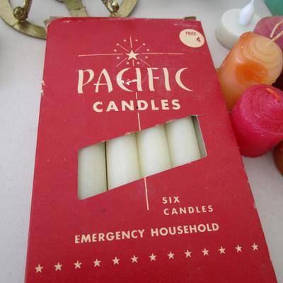 #48 Large lot of candles stands