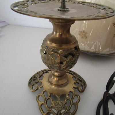 #48 Large lot of candles stands