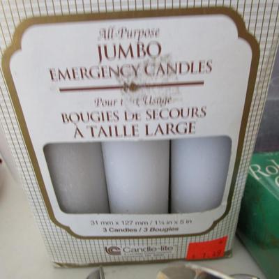 #48 Large lot of candles stands