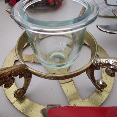 #48 Large lot of candles stands