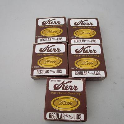 #63 New in box canning lids regular mouth