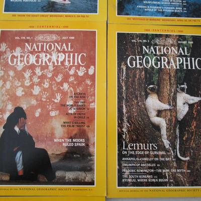 #78 National Geographics 1988 (11) issues