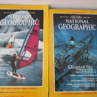 #78 National Geographics 1988 (11) issues