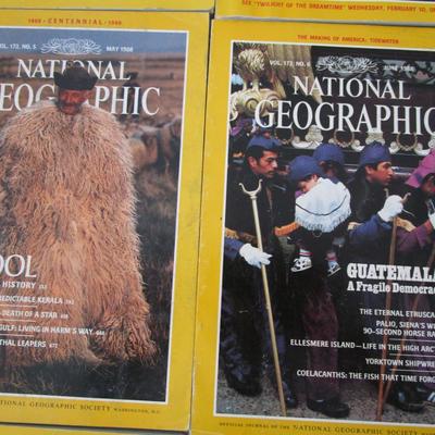 #78 National Geographics 1988 (11) issues