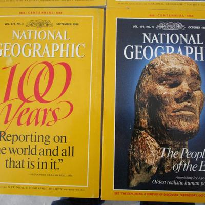 #78 National Geographics 1988 (11) issues