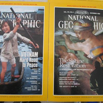 #80 National Geographics 1989 (10) issues