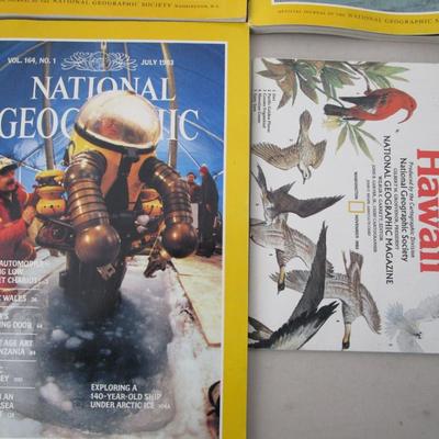 #83 National Geographics 1981 (5 plus 1 special edition), 1982 (2), 1983 (1), 1984 (2)