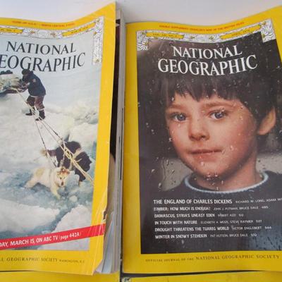 #84 National Geographics 1971 (1); 1974 (7)