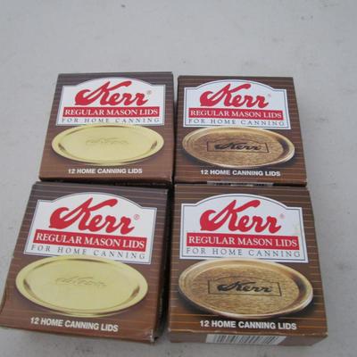 #90 New Kerr canning lids regular size