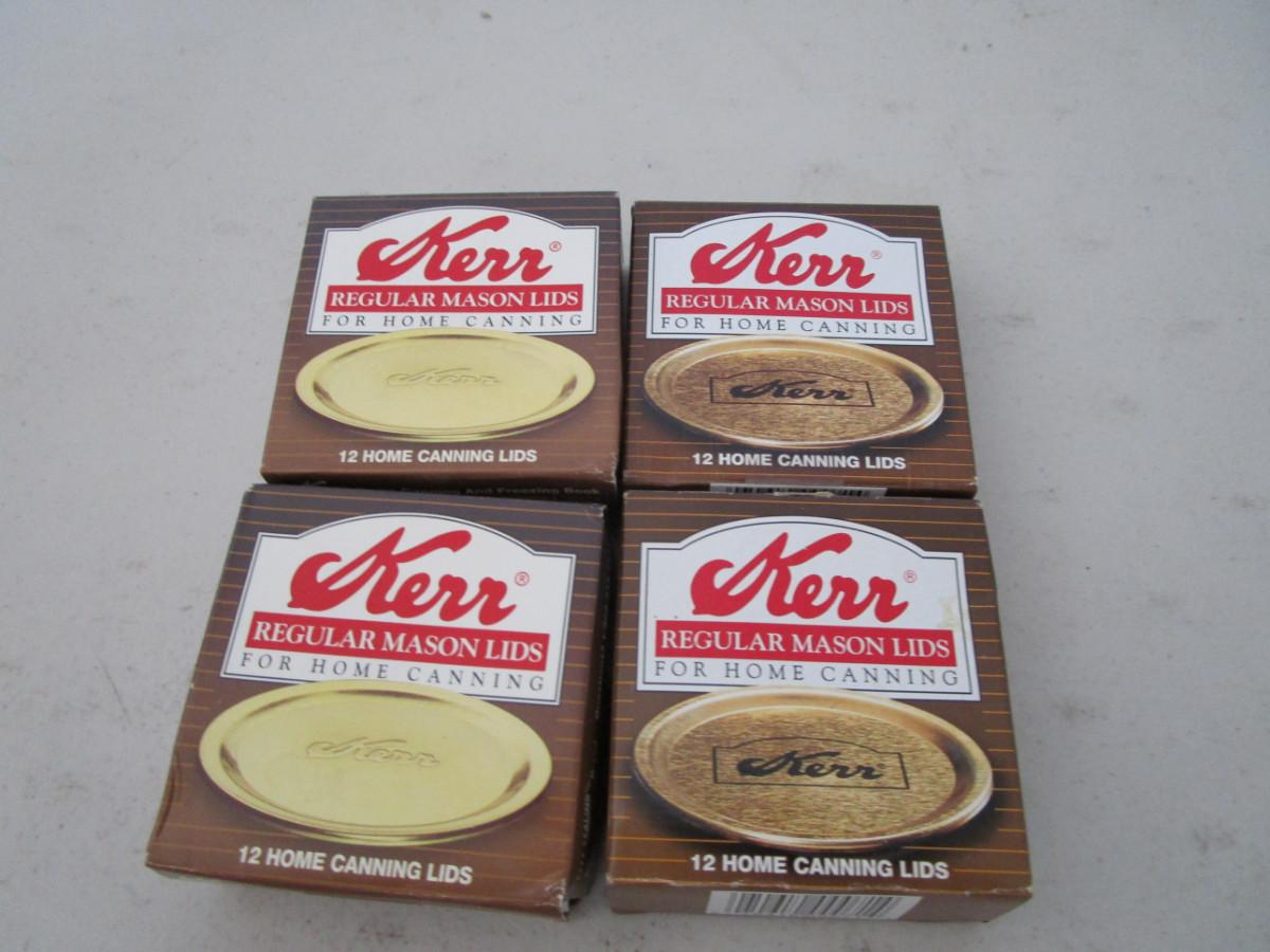 90 New Kerr canning lids regular size