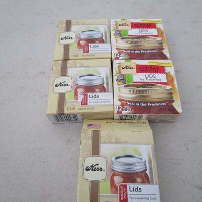 #91 New Kerr canning lids regular size