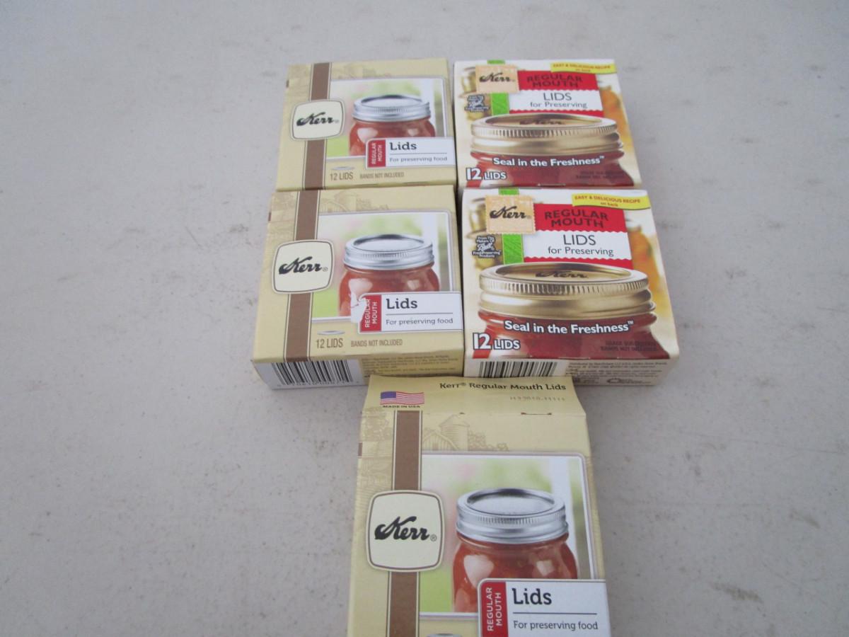 91 New Kerr canning lids regular size
