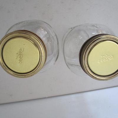 #94 Vintage Kerr 1/2 gallon canning jars regular mouth 
