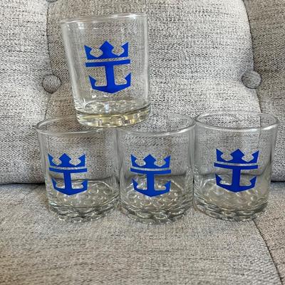 4 cruise ship glasses