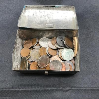 TIN OF COINS
