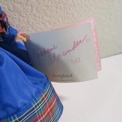 Madame Alexander Little Women With Tag 8-9" Meg Jo