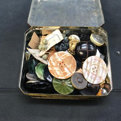 TIN OF BUTTONS