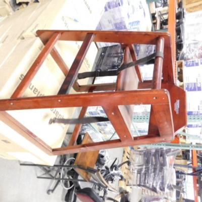 Single Commercial Grade Wood Frame Highchair