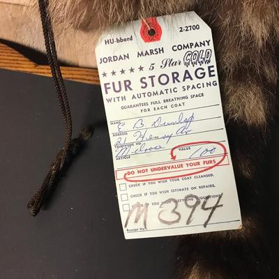 VINTAGE RACCOON PELT