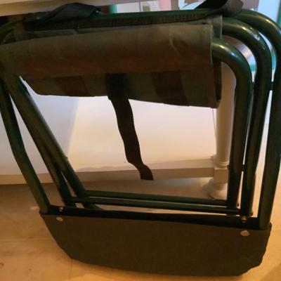 Masters Golf Course chair & HUSH signs