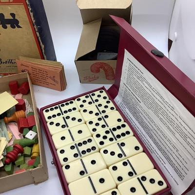 Vintage Games, Dominos, Monopoly, Slinky