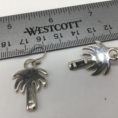 Silver 925 Palm Tree ðŸŒ´ Earrings