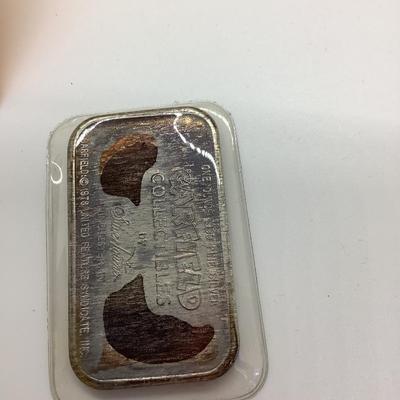 Garfield ingot .999 silver ounce, Donald Duck calculator