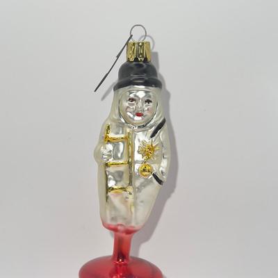 1264 Christopher Radko Glass Chimney Sweep Bell Ornament