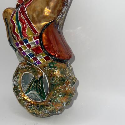 1268 Christopher Radko Neptuneâ€™s Mythical Glass 8â€ Ornament