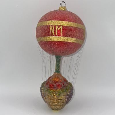 1274 Christopher Radko Neiman Marcus Holiday Harvest Balloon Glass Ornament