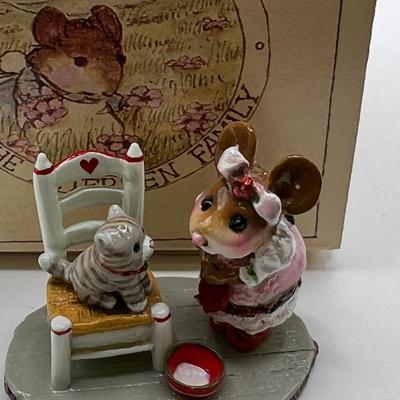 Wee Forest Folk M-431 MY VALENTINE KITTY