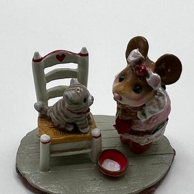 Wee Forest Folk M-431 MY VALENTINE KITTY