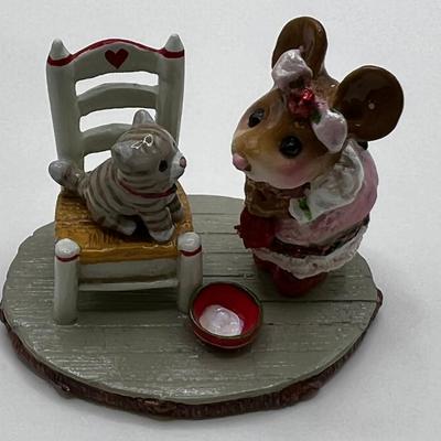 Wee Forest Folk M-431 MY VALENTINE KITTY