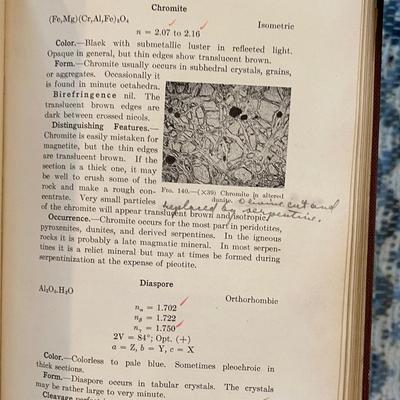 RARE 1936 Paul F. Kerr Signed Correction copy Thin-Section Mineralogy OPTICAL MINERALOGY