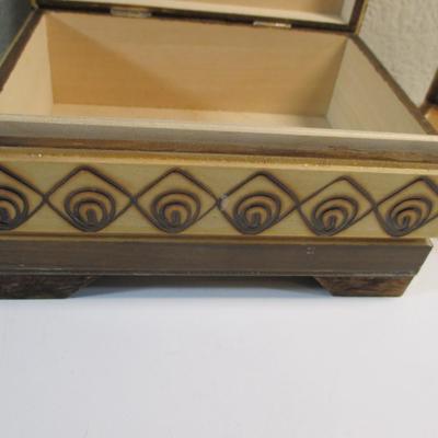Stolarzy Stackable  Wood Storage Trinket Boxes Set of Three 3 1/2 x2x6, 2x5, 1 1/2x 4 1/2