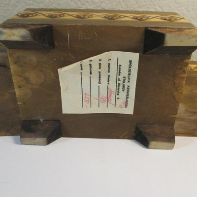 Stolarzy Stackable  Wood Storage Trinket Boxes Set of Three 3 1/2 x2x6, 2x5, 1 1/2x 4 1/2