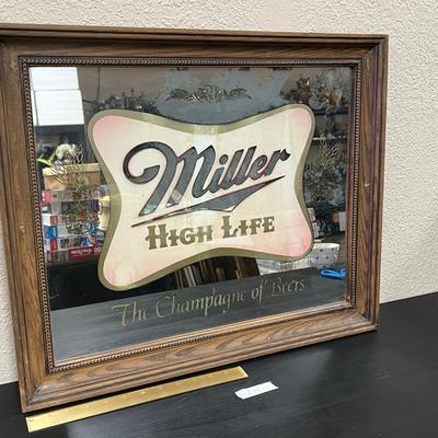 Miller High Life mirror Sign