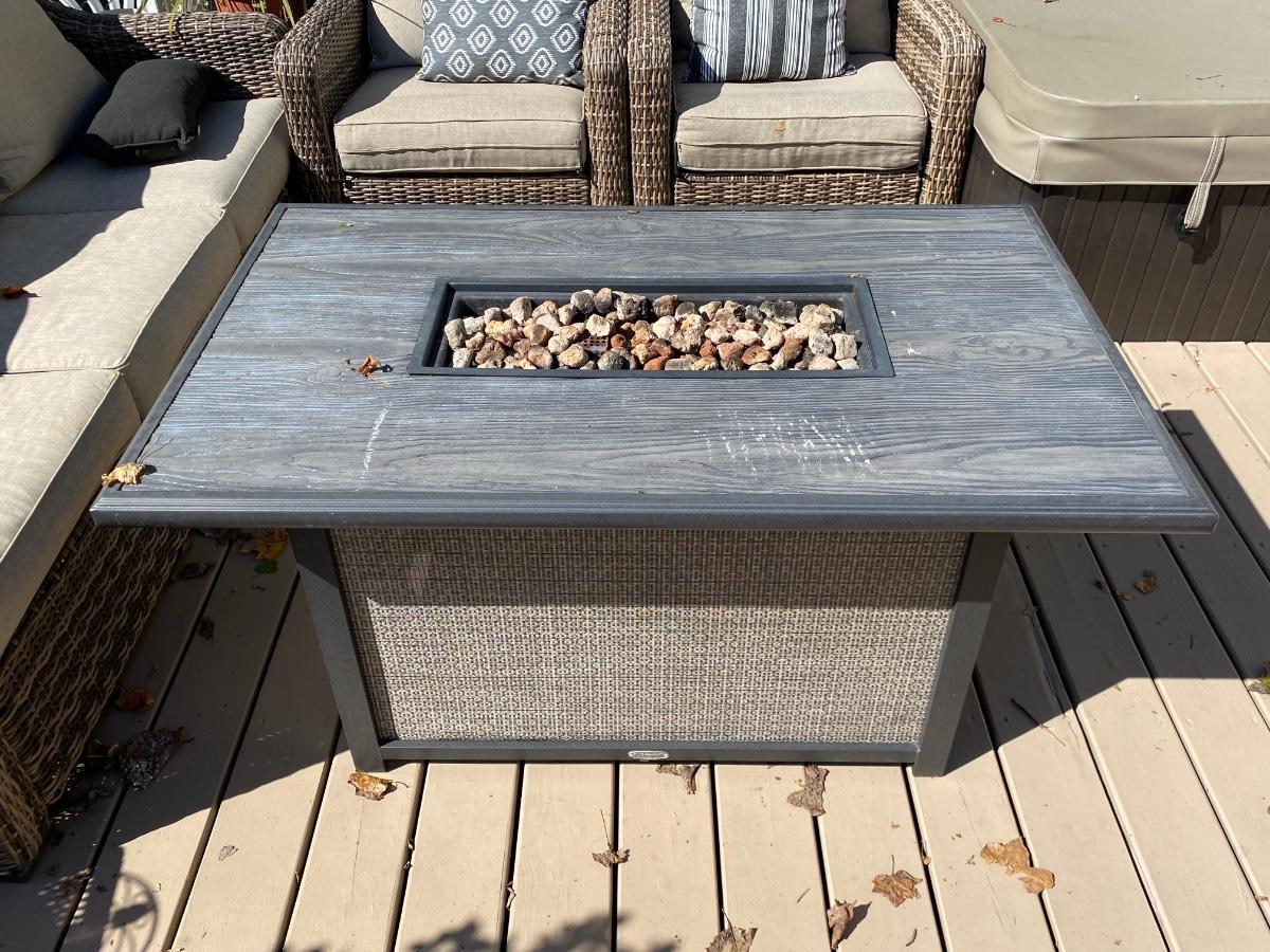 LOT 32C Outdoor Fireplace/Coffee Table