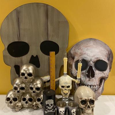 LOT 49C: Skull Fest Halloween Decorations