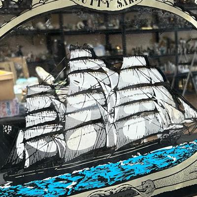 Vintage Gutty Sark mirror Sign